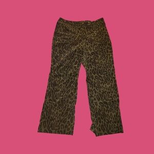 Y2k Leopard Print Pants From Harold's Size 6